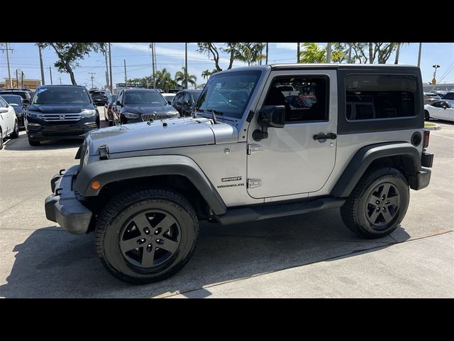 2016 Jeep Wrangler Sport