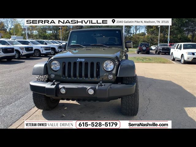 2016 Jeep Wrangler Unlimited Sport