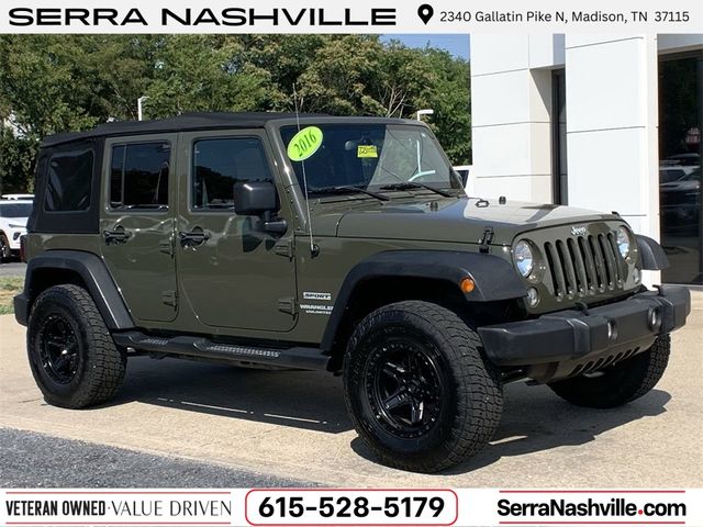 2016 Jeep Wrangler Unlimited Sport