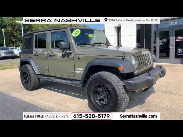 2016 Jeep Wrangler Unlimited Sport