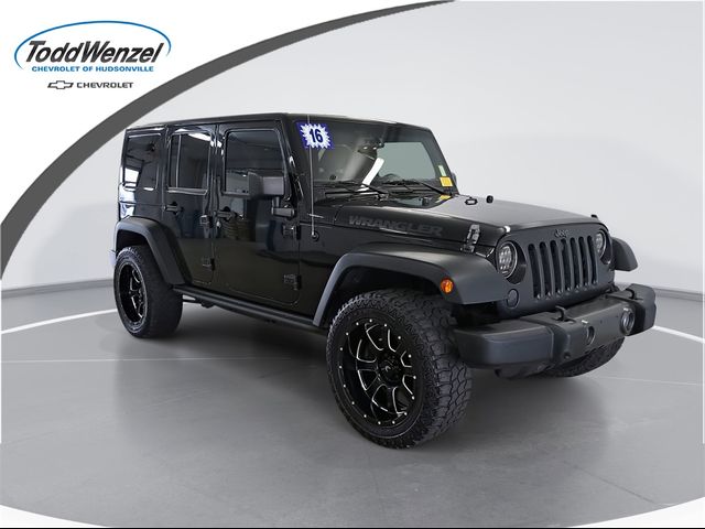 2016 Jeep Wrangler Unlimited Black Bear