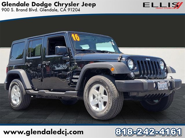 2016 Jeep Wrangler Unlimited Sport