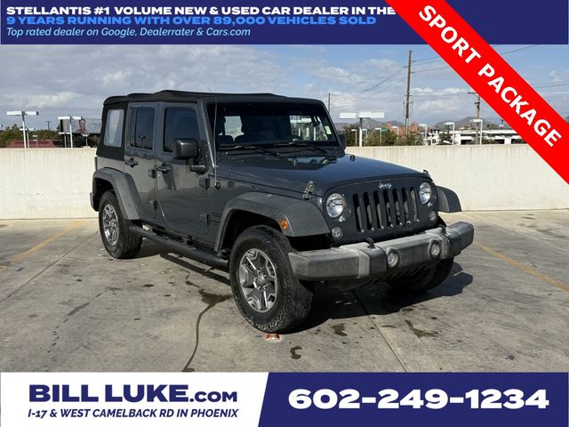 2016 Jeep Wrangler Unlimited Sport