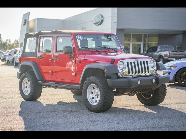 2016 Jeep Wrangler Unlimited Sport