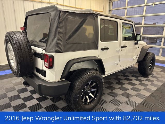 2016 Jeep Wrangler Unlimited Sport