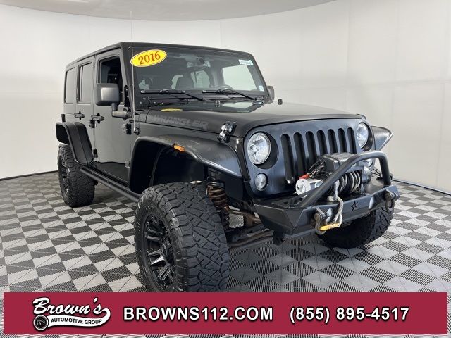 2016 Jeep Wrangler Unlimited Black Bear