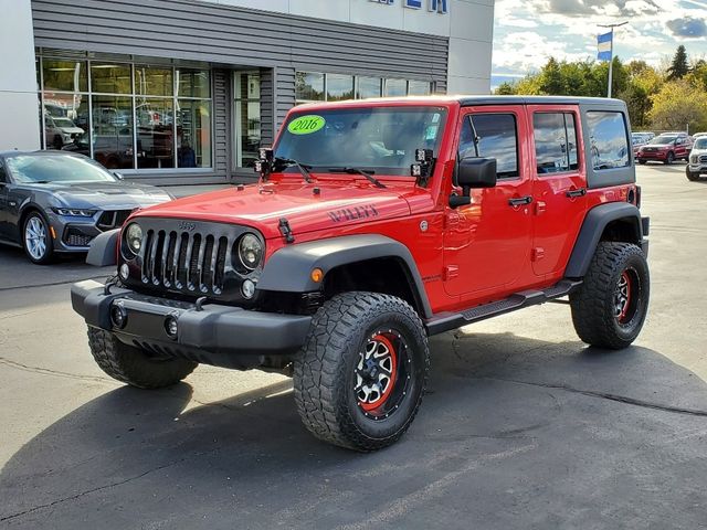 2016 Jeep Wrangler Unlimited Willys Wheeler