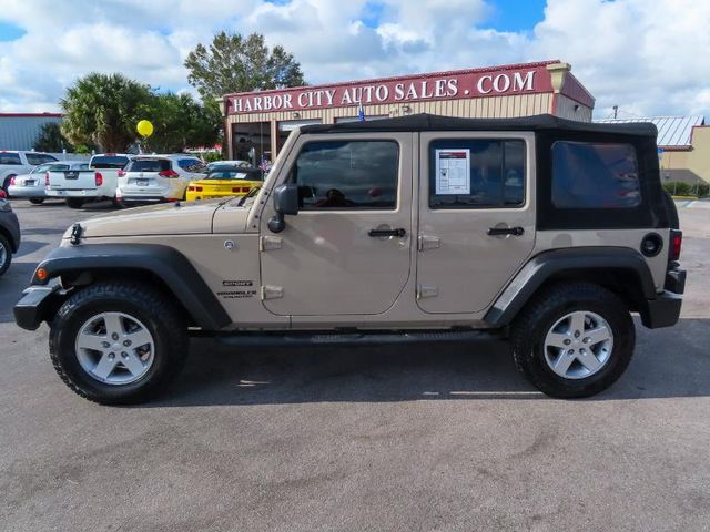 2016 Jeep Wrangler Unlimited Sport