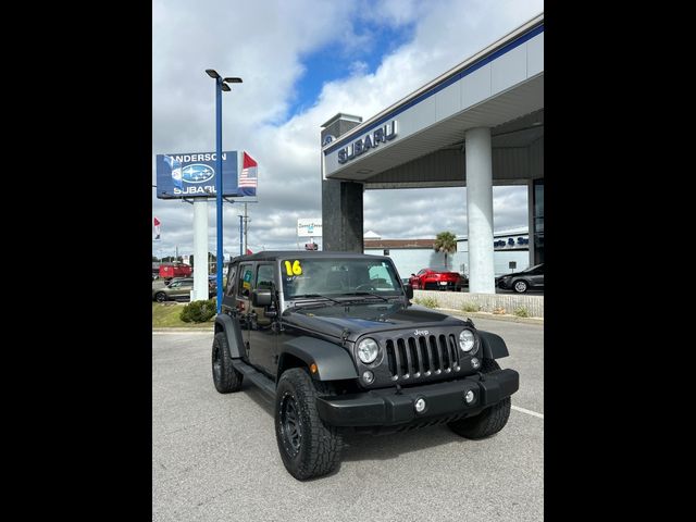 2016 Jeep Wrangler Unlimited Sport