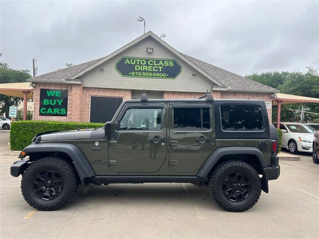 2016 Jeep Wrangler Unlimited Willys Wheeler