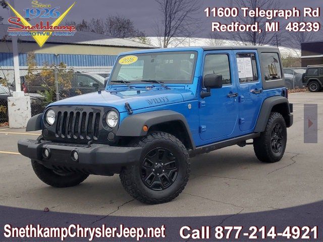 2016 Jeep Wrangler Unlimited Willys Wheeler