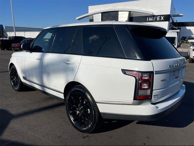 2016 Land Rover Range Rover HSE