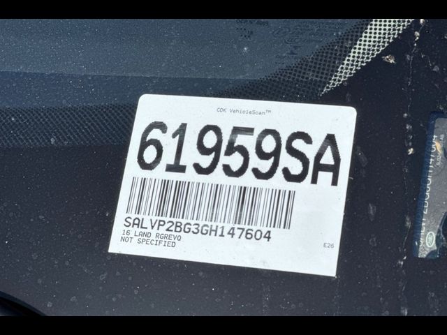 2016 Land Rover Range Rover Evoque SE