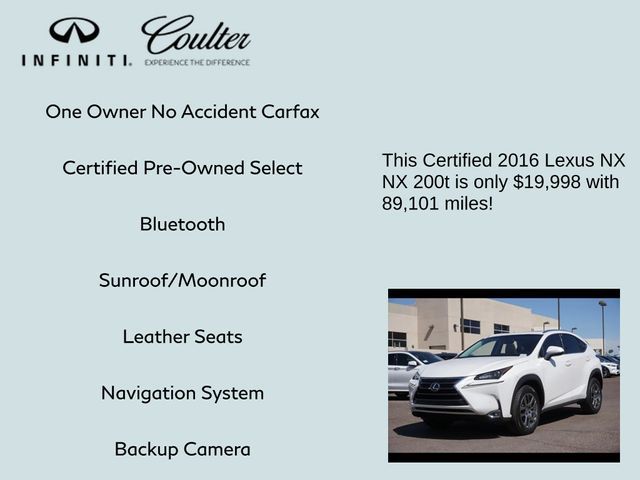 2016 Lexus NX 200t