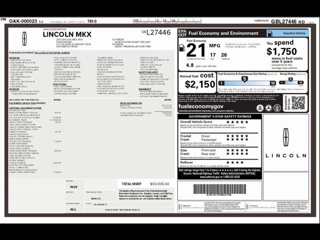 2016 Lincoln MKX Reserve