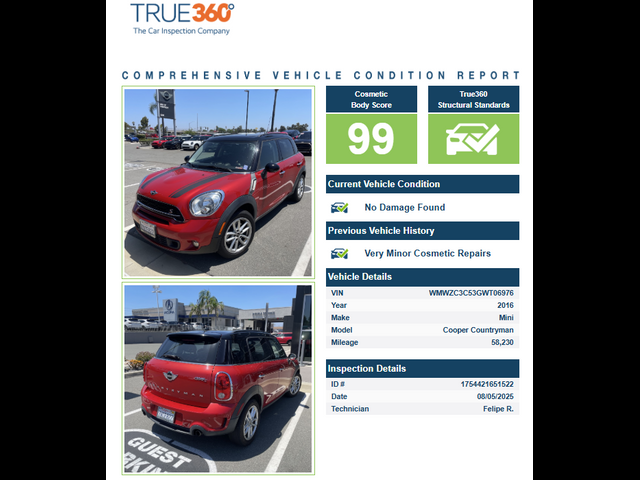 2016 MINI Cooper Countryman S