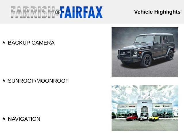 2016 Mercedes-Benz G-Class 550