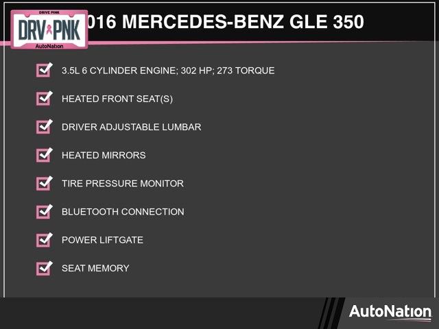 2016 Mercedes-Benz GLE 350