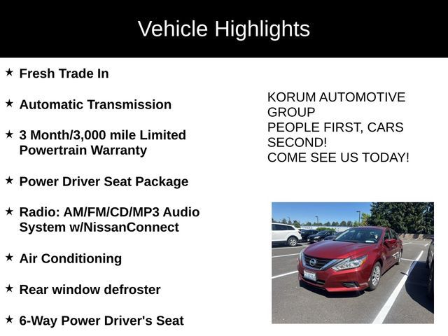 2016 Nissan Altima 2.5 S