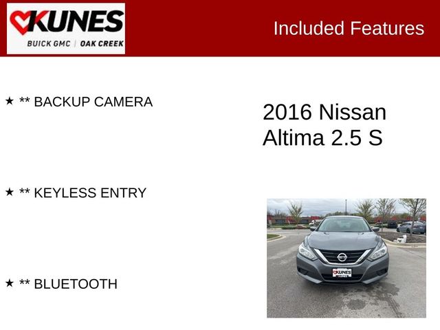 2016 Nissan Altima 2.5 S
