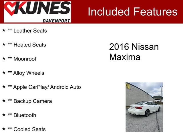 2016 Nissan Maxima 3.5 Platinum