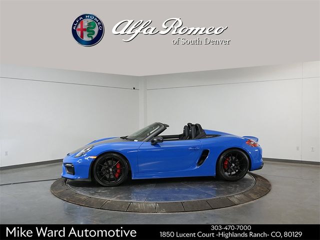 2016 Porsche Boxster Spyder