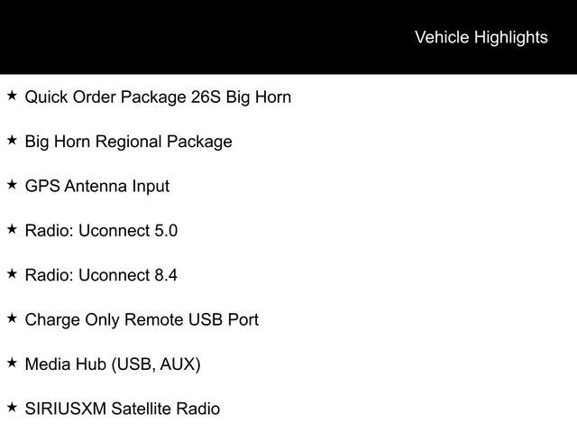 2016 Ram 1500 Big Horn