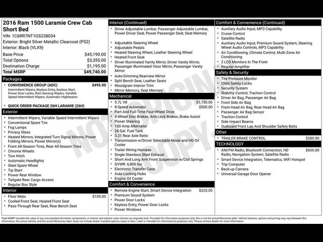 2016 Ram 1500 Laramie