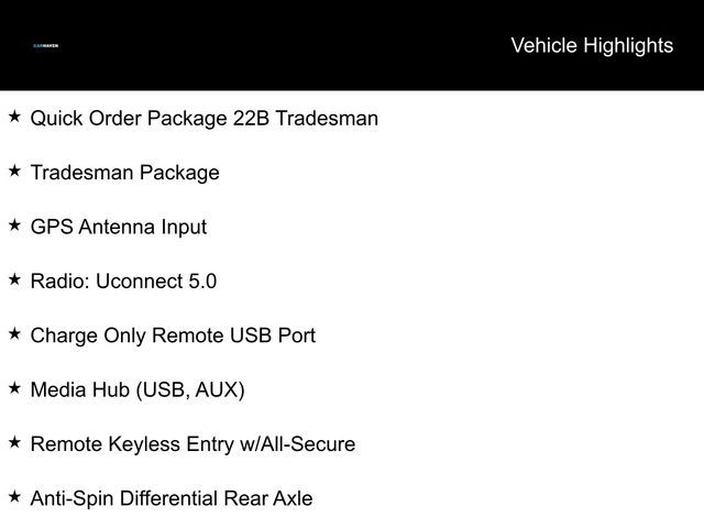 2016 Ram 1500 Tradesman