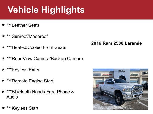 2016 Ram 2500 Laramie