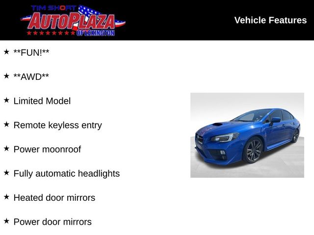 2016 Subaru WRX Limited