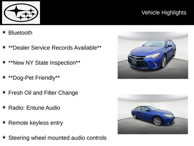 2016 Toyota Camry SE