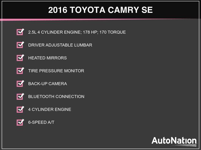 2016 Toyota Camry SE