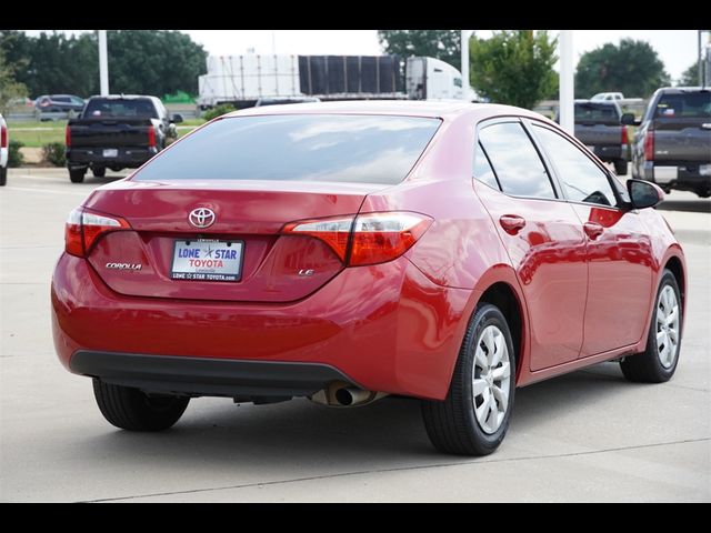 2016 Toyota Corolla LE