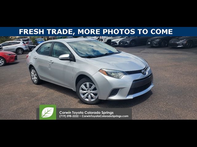 2016 Toyota Corolla LE