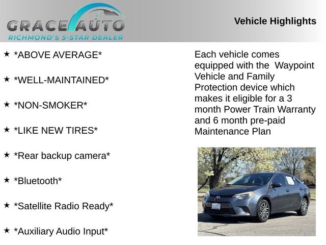 2016 Toyota Corolla L