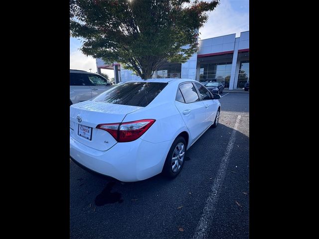 2016 Toyota Corolla LE