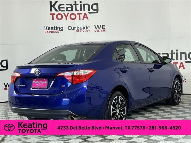 2016 Toyota Corolla S Plus