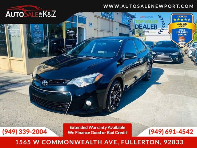 2016 Toyota Corolla S Special Edition