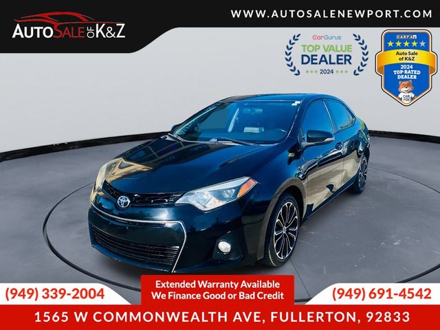 2016 Toyota Corolla S Special Edition