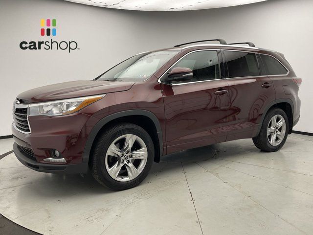 2016 Toyota Highlander Limited Platinum