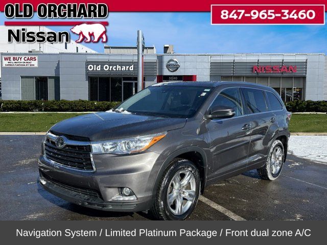 2016 Toyota Highlander Limited Platinum