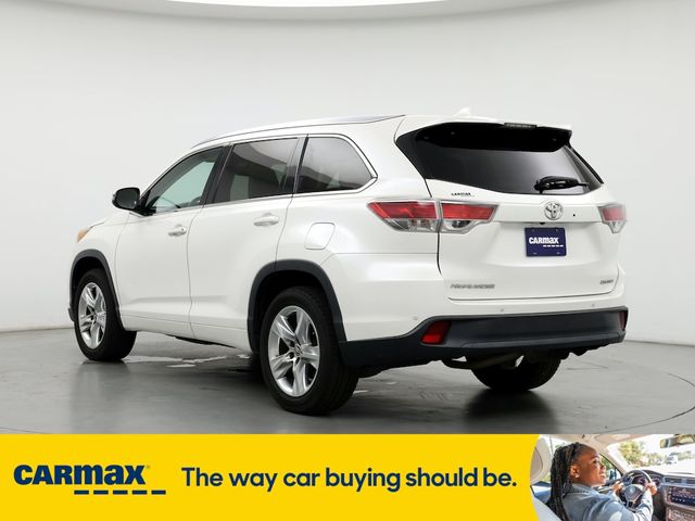 2016 Toyota Highlander Limited Platinum