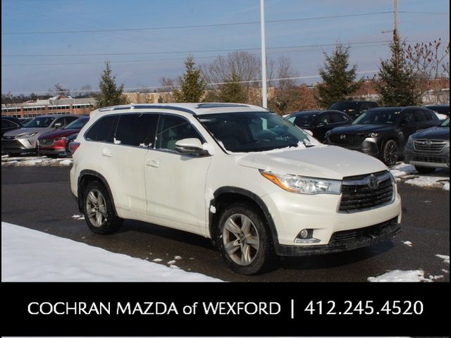 2016 Toyota Highlander Limited Platinum