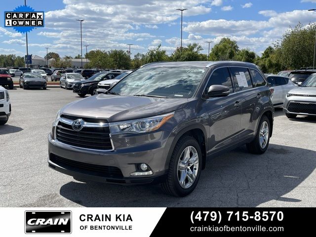 2016 Toyota Highlander Limited Platinum