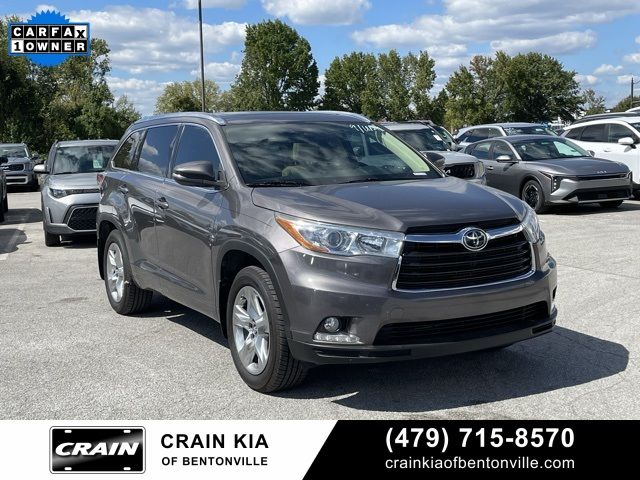 2016 Toyota Highlander Limited Platinum