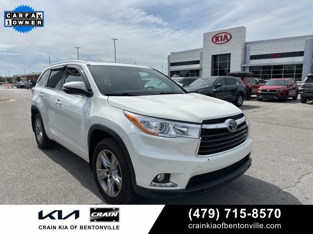 2016 Toyota Highlander Limited Platinum