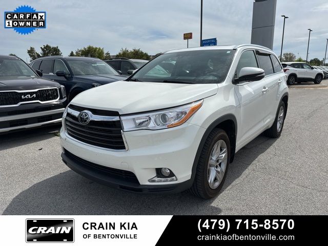 2016 Toyota Highlander Limited Platinum