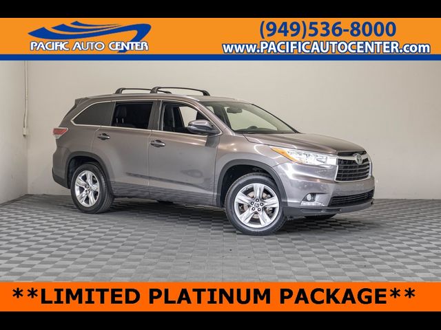 2016 Toyota Highlander Limited Platinum