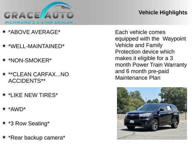 2016 Toyota Highlander XLE